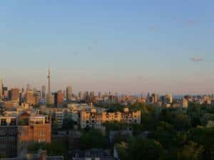 This was the view from our midtown Toronto apartment. We couldn’t get enough—do you blame us? 