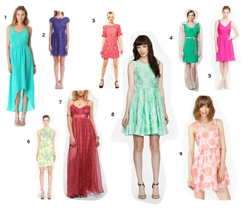 10 Sweet n' Pretty Dresses for Spring/Summer Weddings | Shedoesthecity
